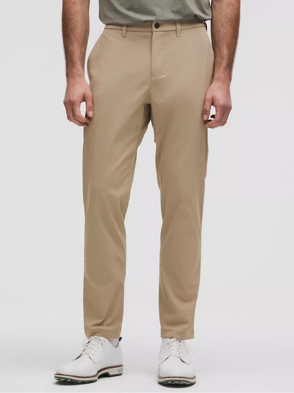 Lululemon Abc Classic Fit Trouser 32l Warpstreme In Raw Linen